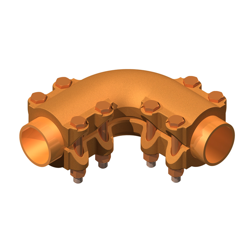 230 kV Bronze Bolted Bus Pipe Elbow Connector