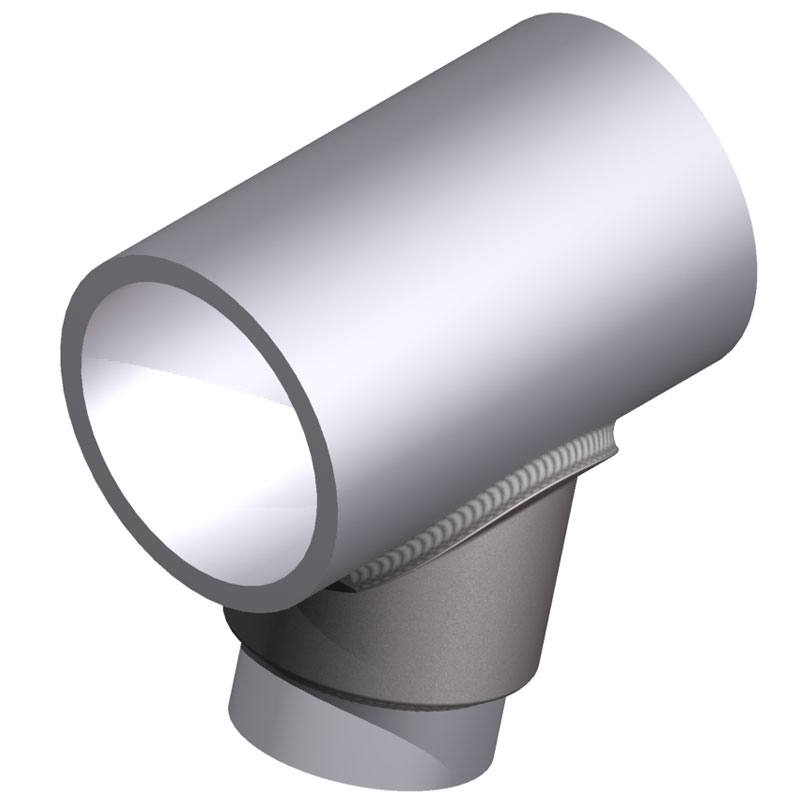 500 kV Aluminum Welded Bus Pipe Tee Connectors