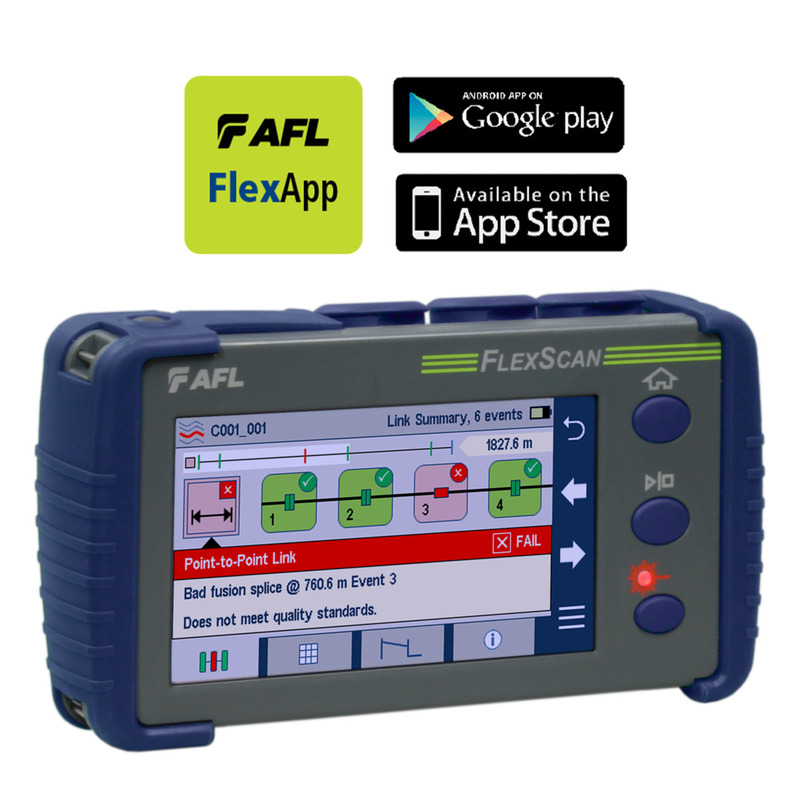 FlexScan FS200 OTDR with FlexApp