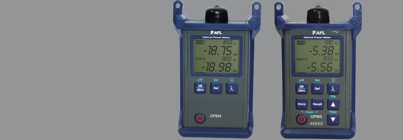 OPM5 and OPM4 Optical Power Meters