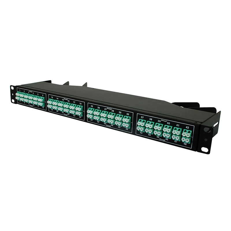 UltraSlim 1RU Panel BASE-12, 96 Fiber