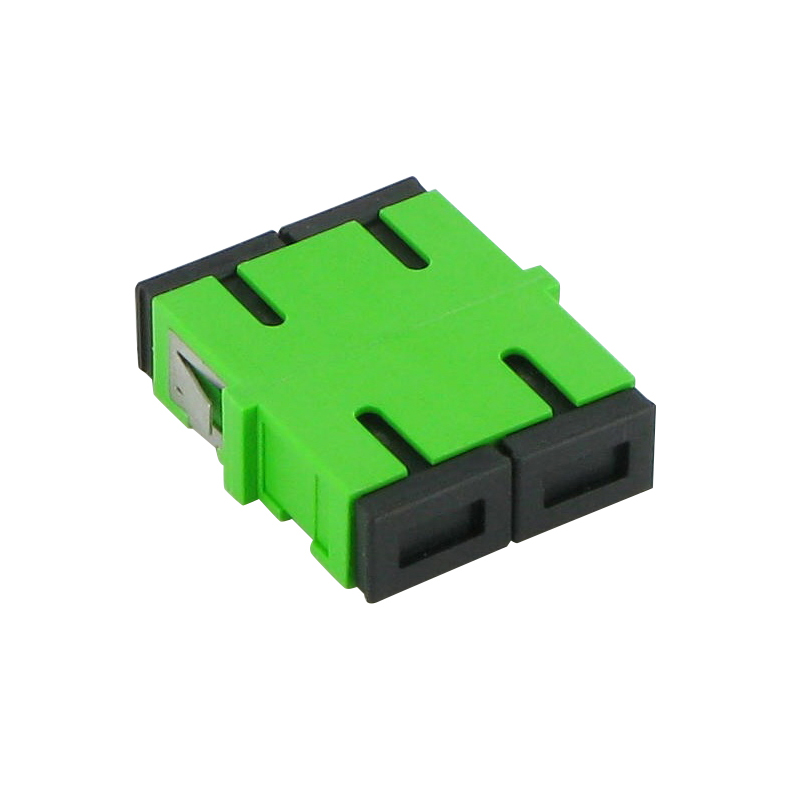 SC/APC Singlemode Duplex Adapter - Green