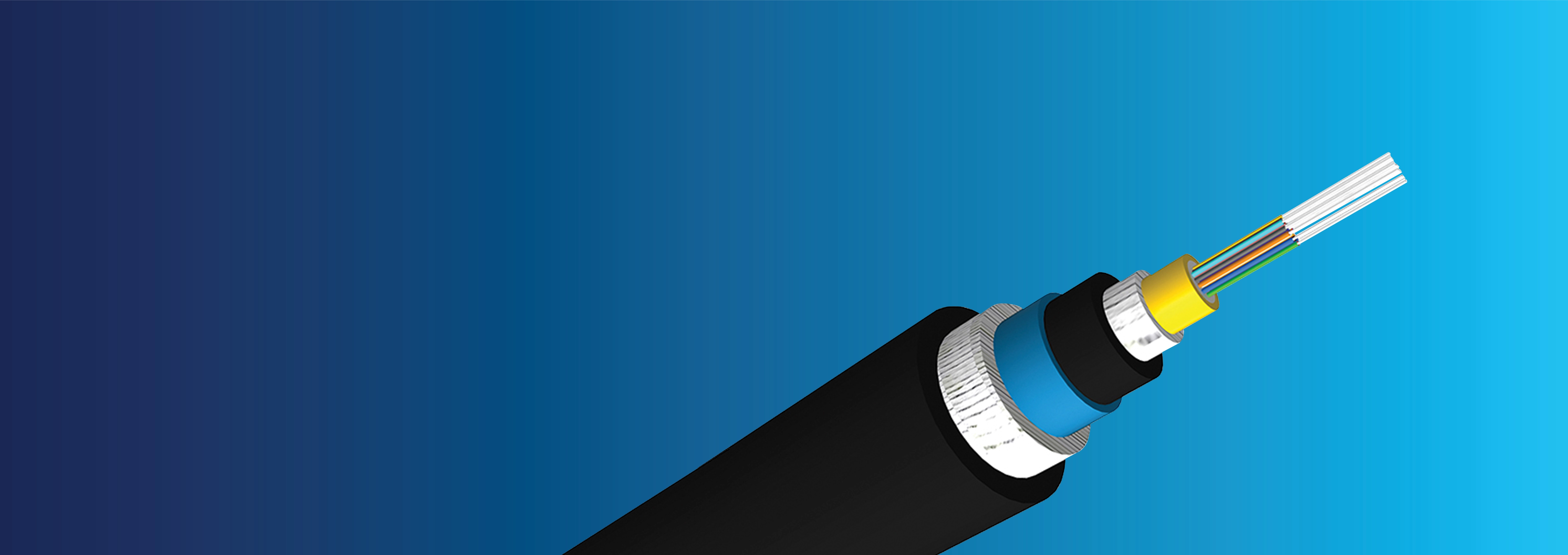 Non-Metallic Armoured Fibre Optic Cables, Rodent & Termite Resistant