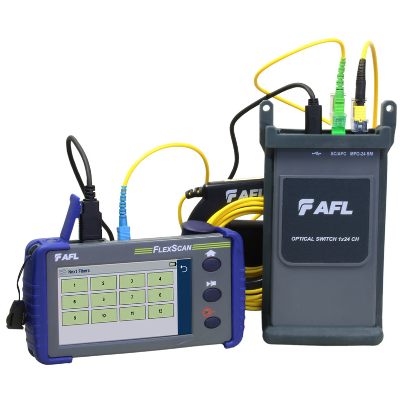 MPO-24 Switch with FS200 OTDR