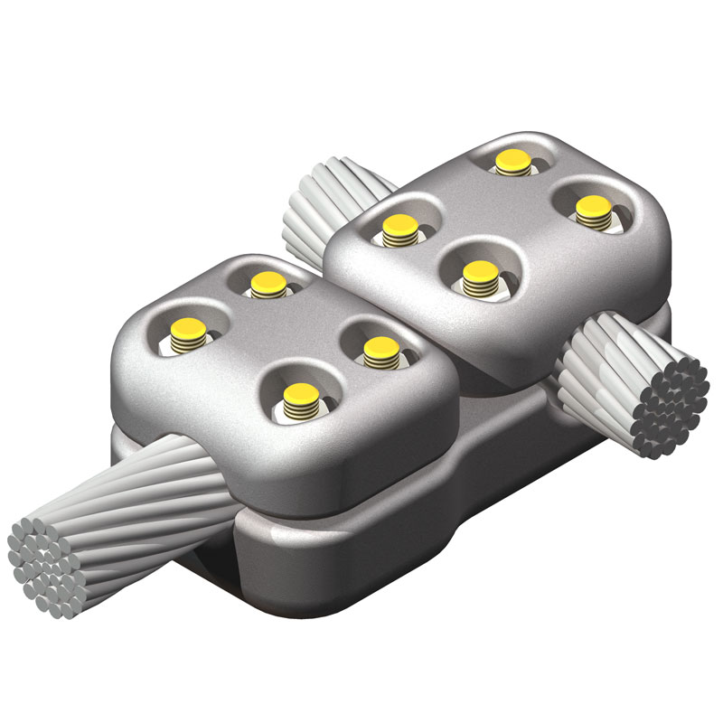 Conector de Aluminio para Cable Electrico de Aluminio y Cable de Potencia