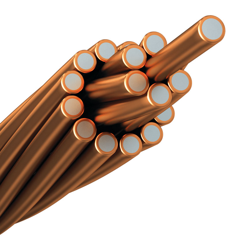 Copperclad Dead Soft Annealed Steel Wire