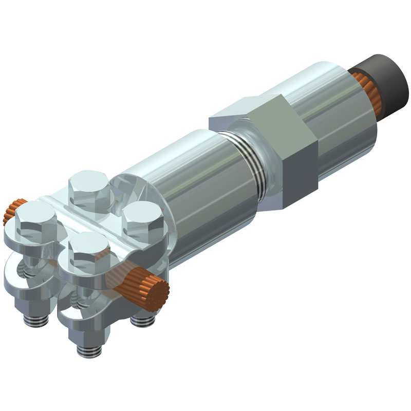 HNT Hood Nut Tee Connector