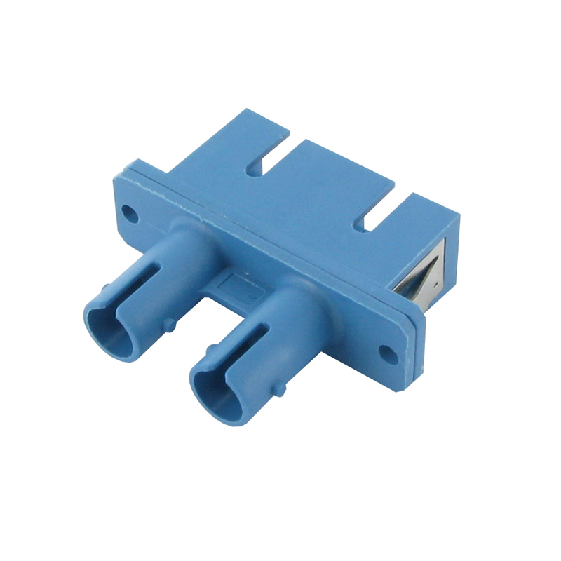 ST - SC Singlemode Duplex Hybrid Adapter - Blue