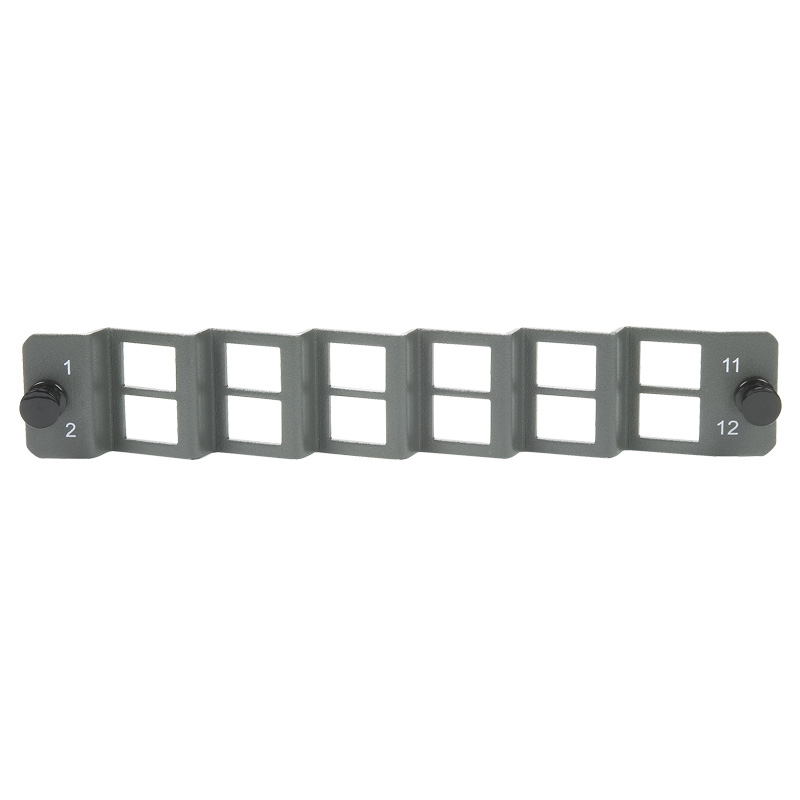 SC/LC Duplex 12 Port Panel 1-12VP Angled Left or Right