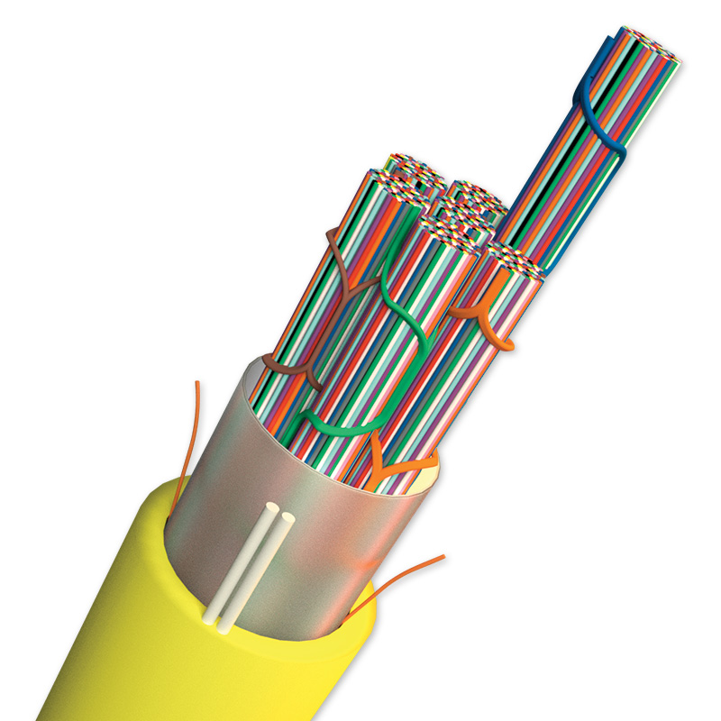 FlameRetardant Wrapping Tube Cable WTC with SpiderWeb Ribbon SWR