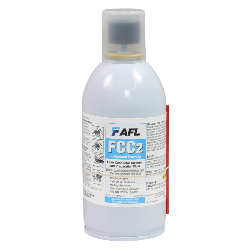 FCC2 Enhanced Fiber Connector Cleaner and Preparation Fluid 10 oz Can