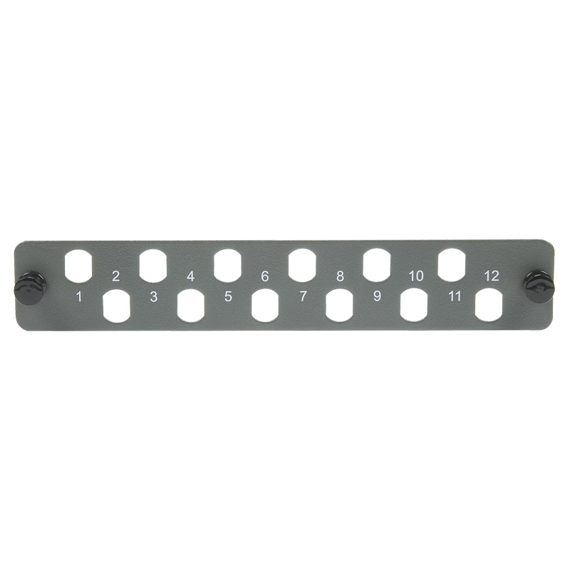 ST/FC 12 Port Panel 1-12DP Flat