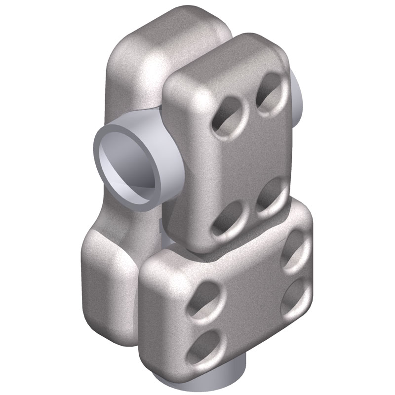 500 kV Aluminum Bolted Bus Pipe Tee Connectors