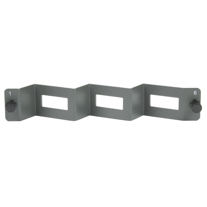 SC Duplex 3 Port Panel 1-6HP Angled Left or Right