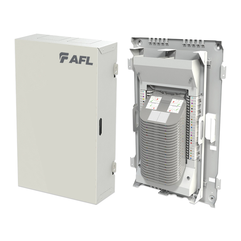 3456 Fiber Mass Fusion Splice Wall Cabinet