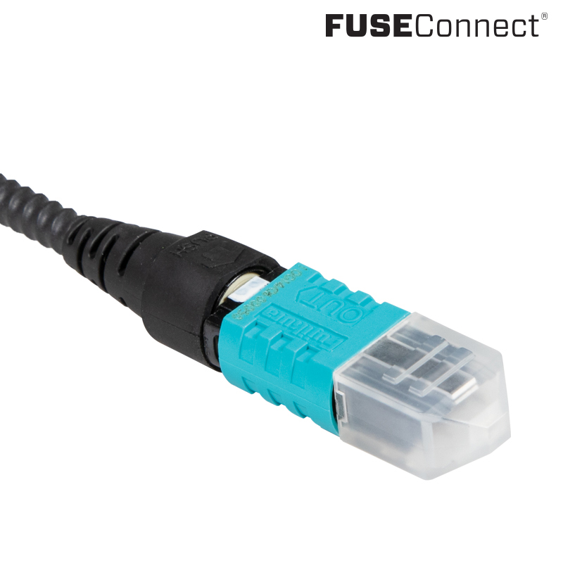 FUSEConnect� MPO Splice-On, Field-Installable Connectors with Heat Sleeve