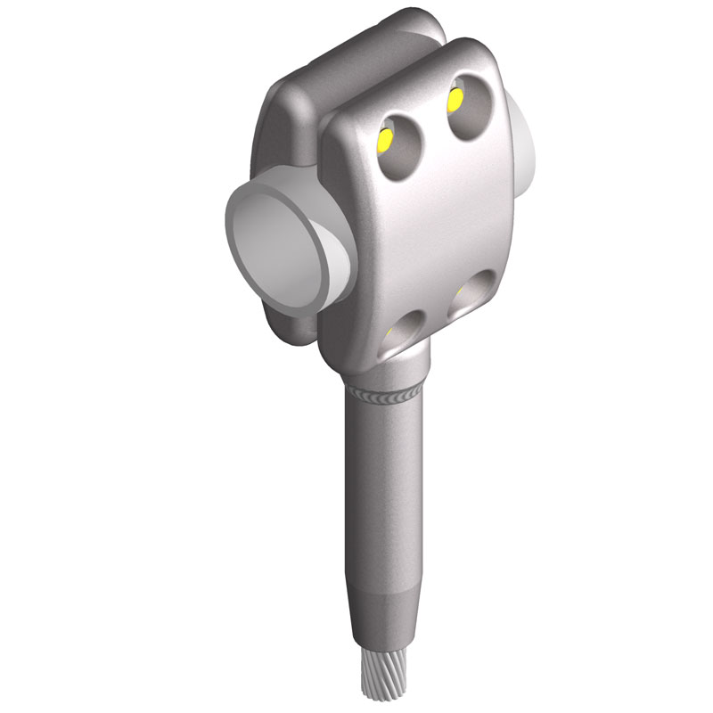 500 kV Aluminum Bolted Bus Pipe to Cable Tee Connectors