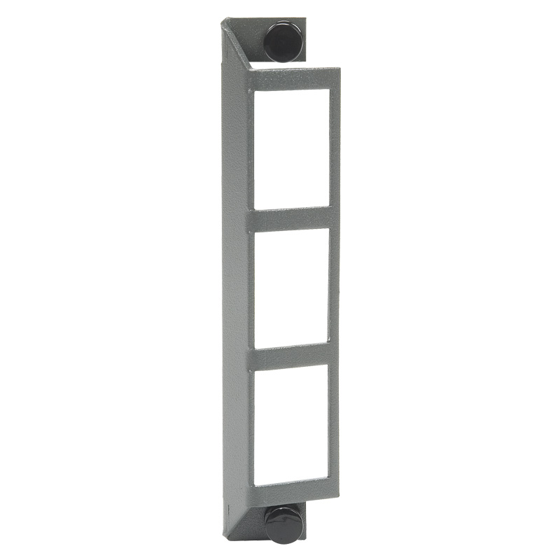 SC Duplex/LC Quad 6 Port Vertical Panel Angled Universal