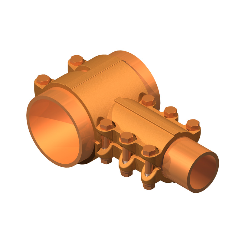 230 kV Bronze Bolted Bus Pipe Tee Connectors