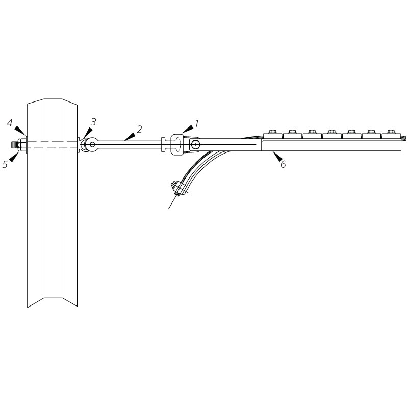 OPGW Single Dead End Steel Pole.jpg